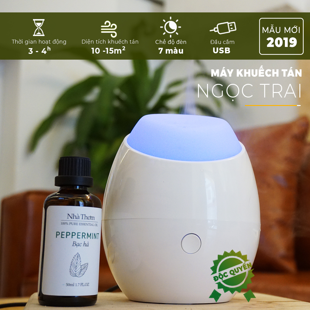 máy khuếch tán tinh dầu Ngọc Trai