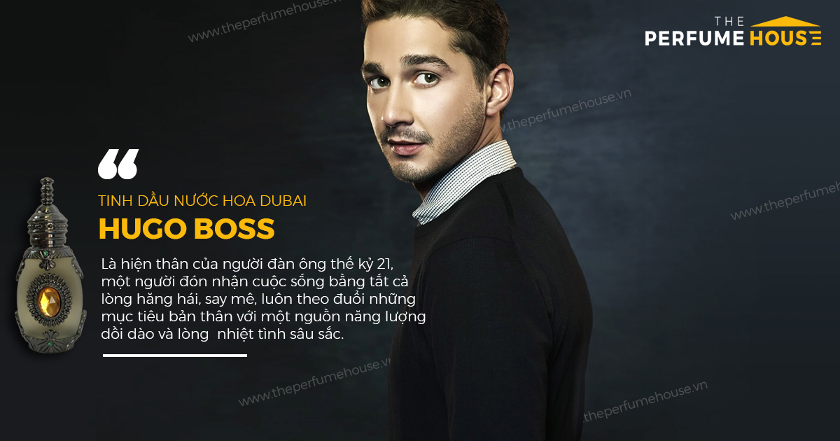 Tinh dầu nước hoa Dubai Hugo Boss Phong độ đàn ông